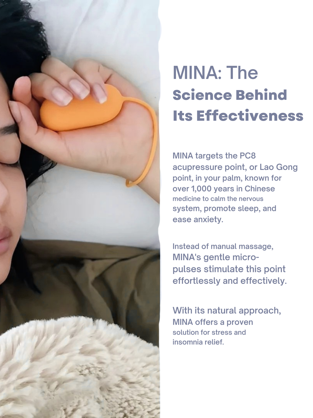 MINA™ Palm Microcurrent Sleep & Calm Device